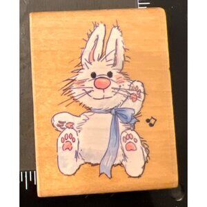 Little Suzys Zoo Lulla Bye A2110D Bunny Rubber Stamp By Rubber Stampede